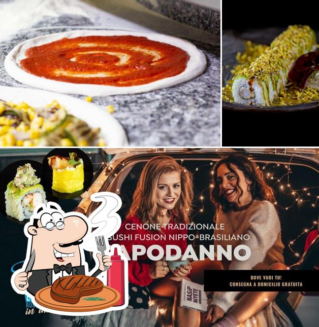 Ordina i un pasto a base di carne a Sud in the city