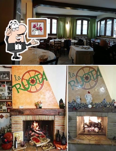 Gli interni di Ristorante La Ruota