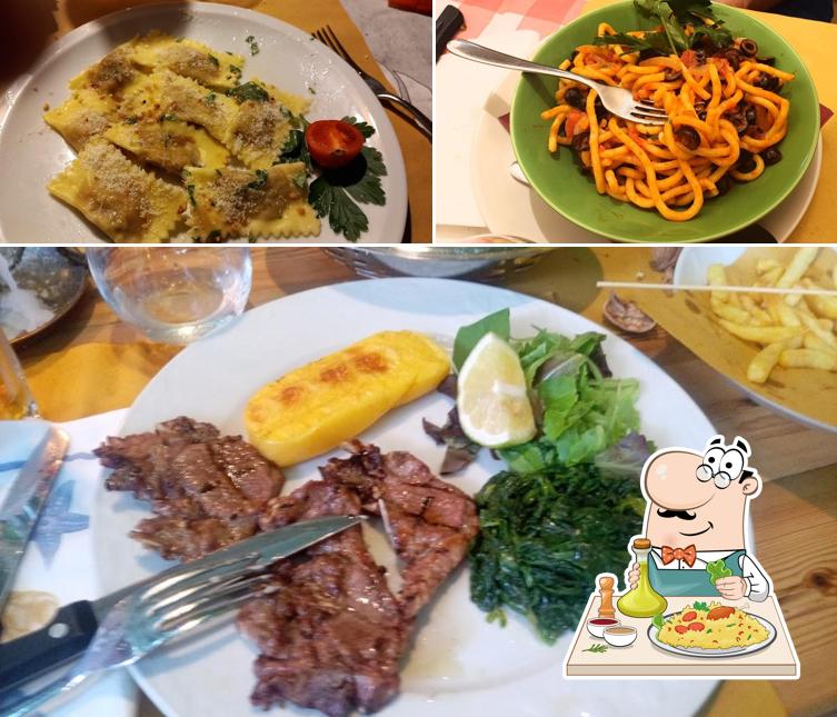 Platti al Trattoria la Colomba