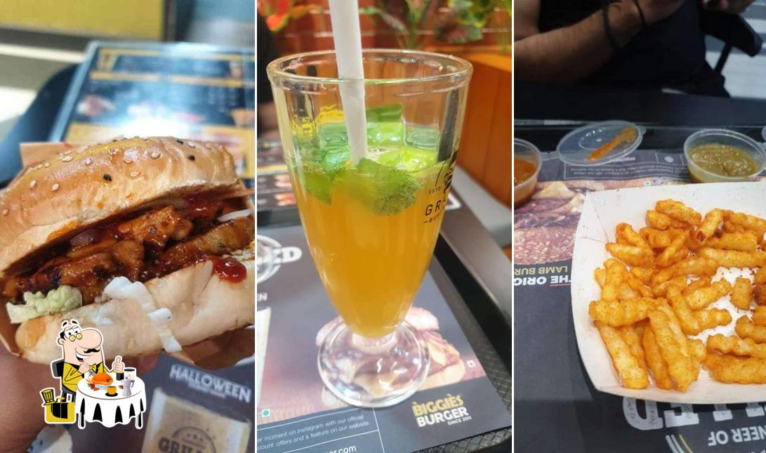 Food at Biggies Burger