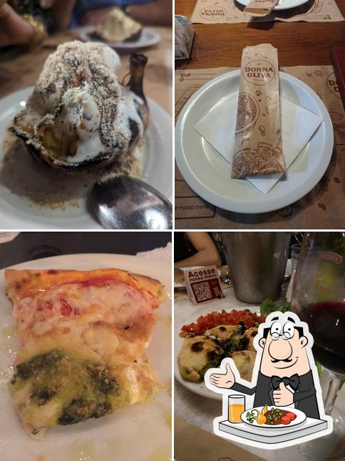 Comida em Donna Oliva Pizzaria
