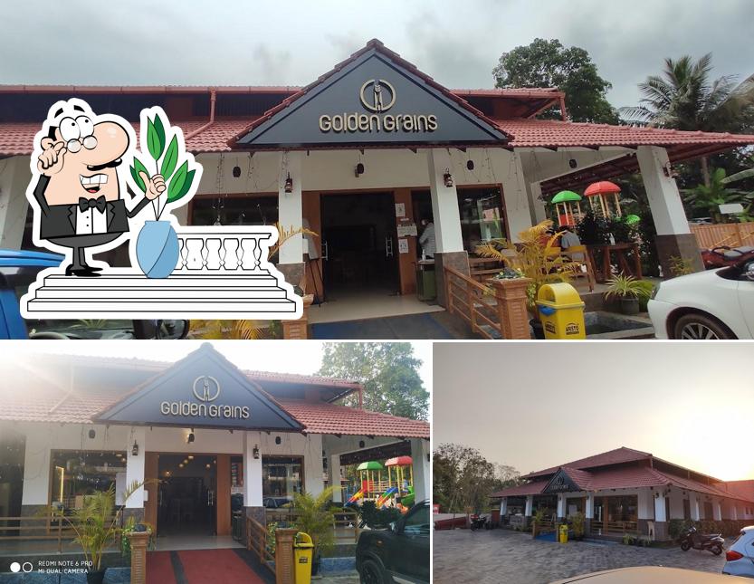 Check out the exterior of Golden Grains Family Restaurant