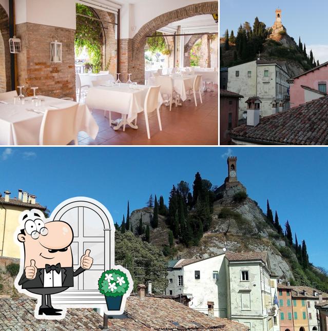 Puoi goderti l'aria fresca dal dehors di Albergo La Rocca
