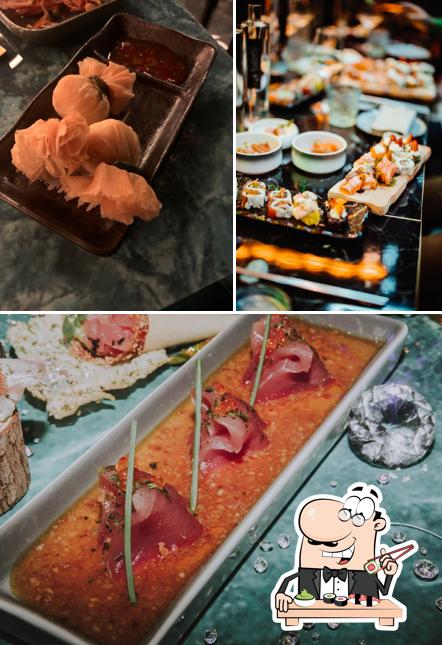 Prenditi le varie opzioni di sushi