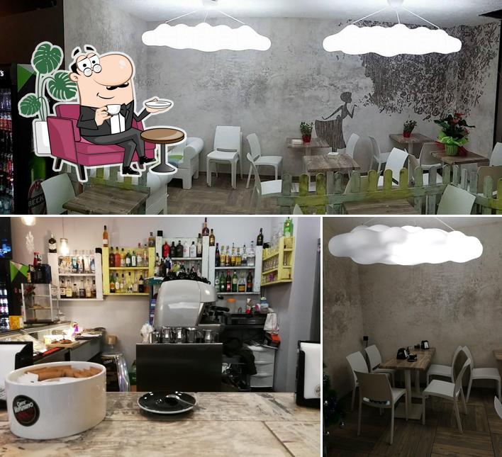 La immagine di interni e tavolo da pranzo da Bar Lady Coffee