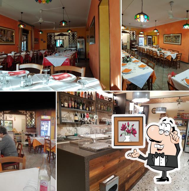 Gli interni di Antica Osteria Il Bottegone