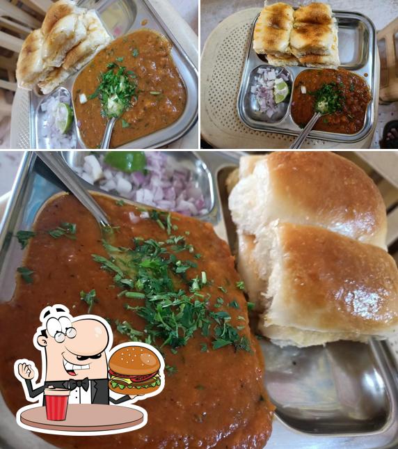 Order a burger at Bhairavnath pavbhaji