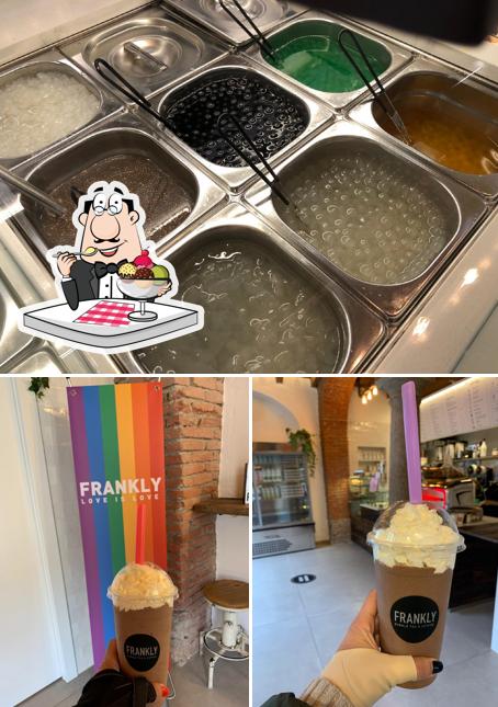 Frankly Bubble Tea & Coffee propone un'ampia gamma di dessert