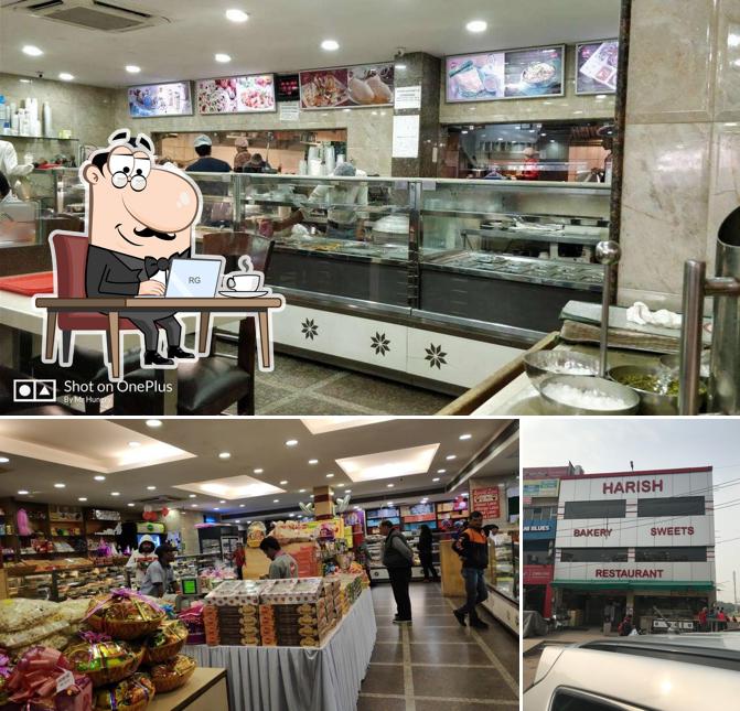 Take a look at the picture displaying interior and exterior at Harish Bakery