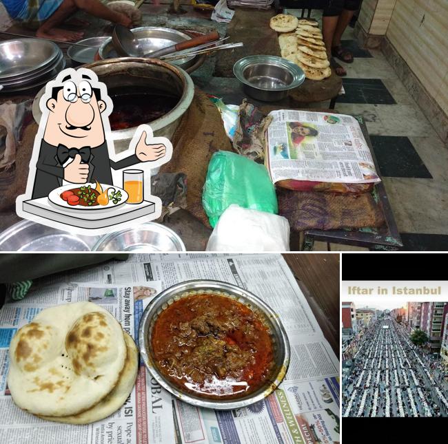 Among various things one can find food and exterior at Kallu Nihari