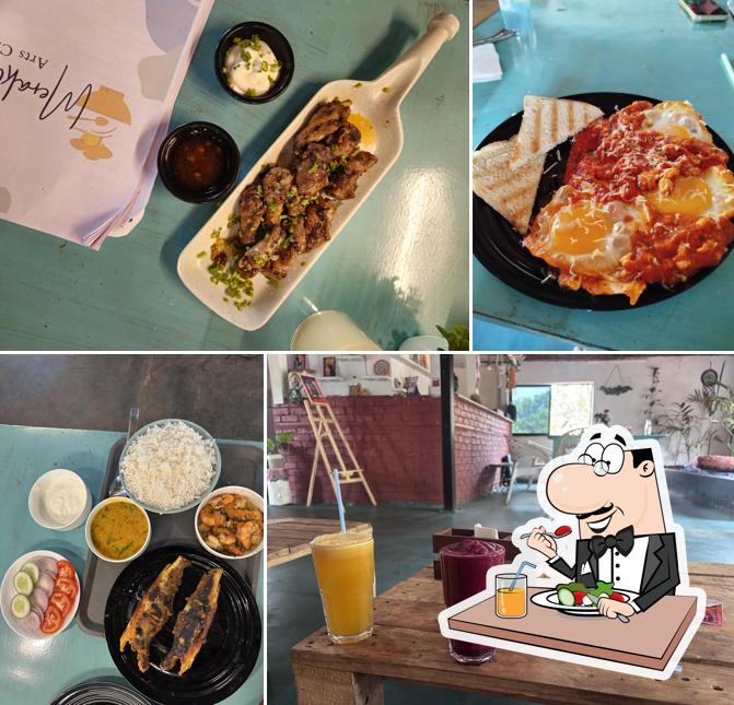 Meals at Meraki's cafe