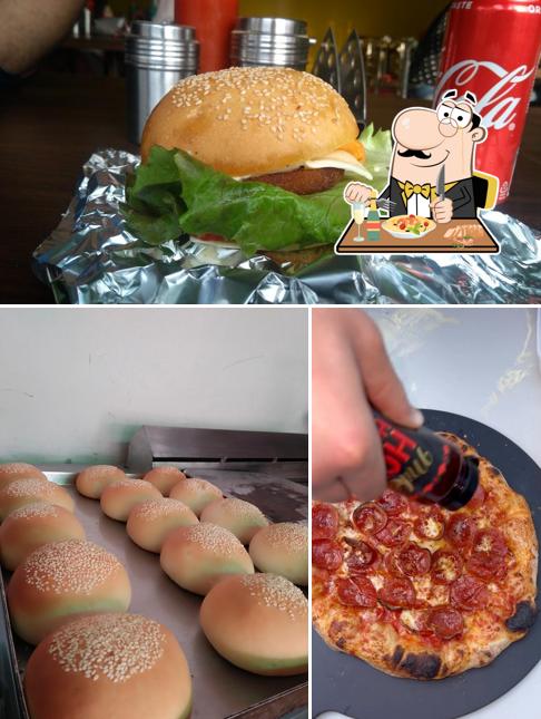 Food at Pizza Olive