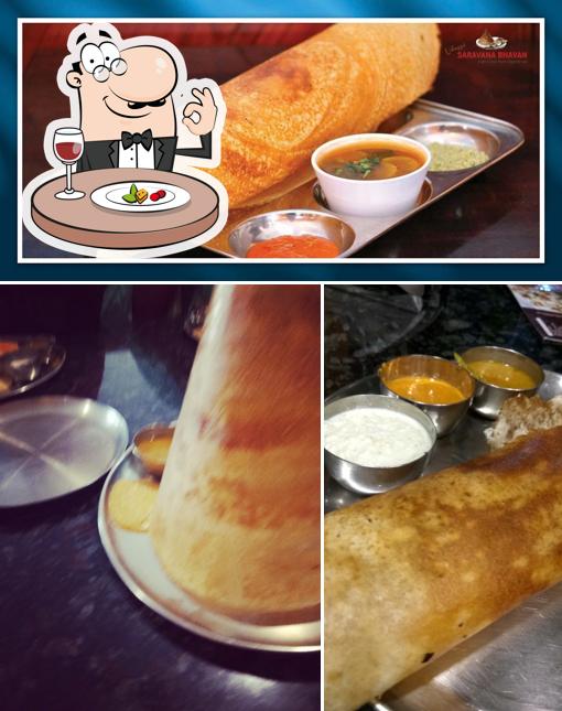 Food at Uduppi Saravana Bhavan