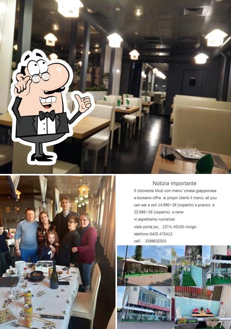 La immagine di interni e esterno da Ristorante Coreano e Sushi Muzi