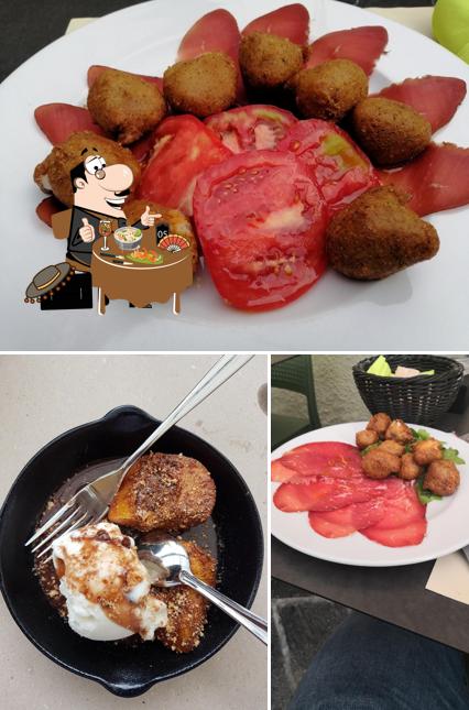 Cibo al Ristorante La Fonte Bistró