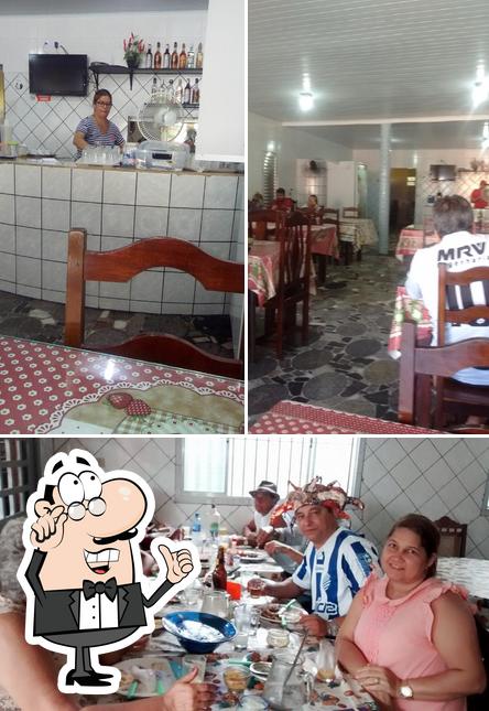 O interior do Mariza Restaurante