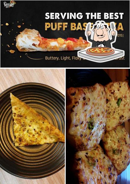 Order pizza at Puffizza (Gurukul)