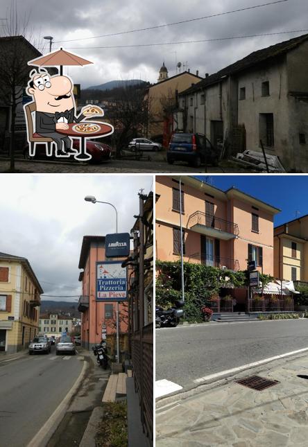 Gli esterni di Trattoria La Pieve