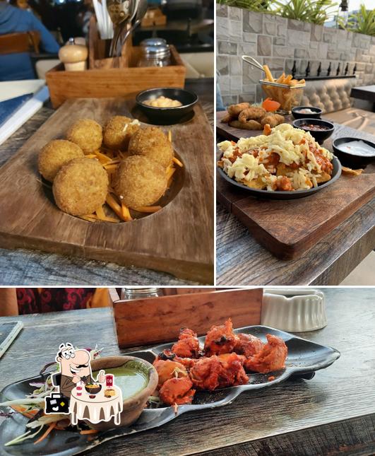 Food at EXORO The Rooftop Pub