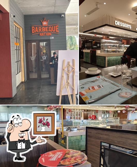 The interior of Barbeque Nation - Anand - Maruti Solaris