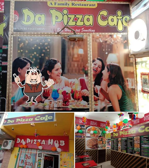 The image of Da pizza cafe firozabad’s food and interior