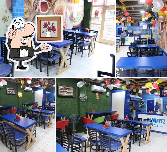 The interior of Domineez