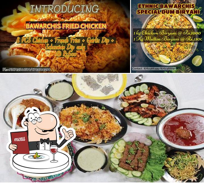 Food at Ethnic Bawarchis