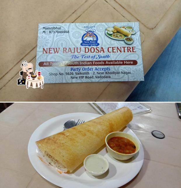 Food at New Raju Dosa centre