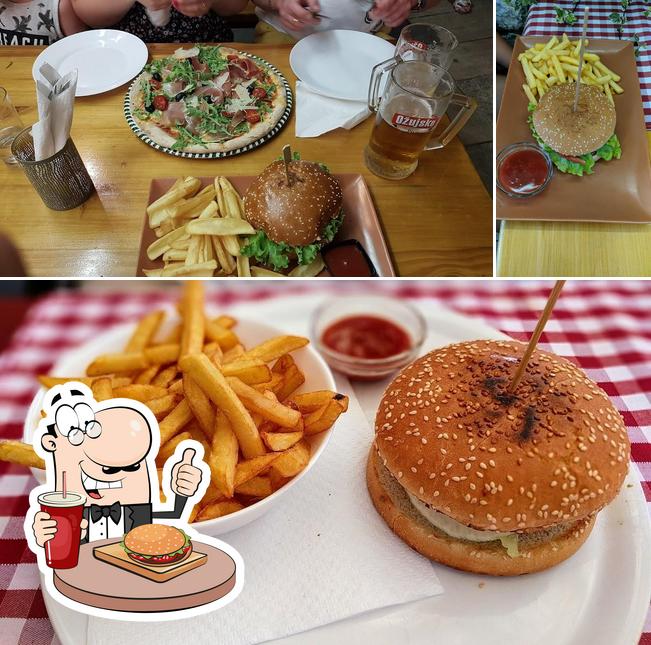 Prenditi un hamburger a Pizzeria & Grill Pjero