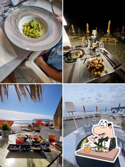 Cibo al Stella Marina Beach Bar ristorante spiaggia privata