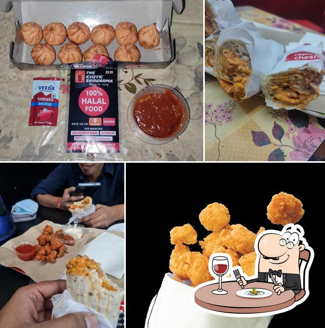 Food at THE EXOTIC SHAWARMA