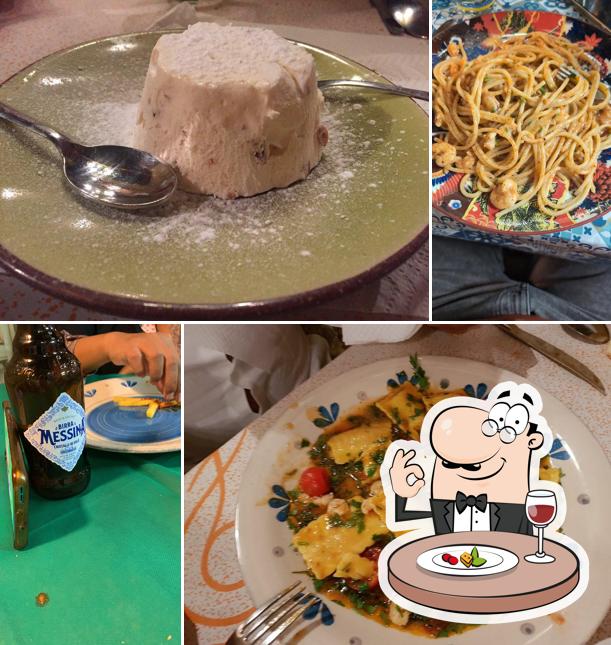 Cibo al Trattoria Al Vecchio Club Rosanero