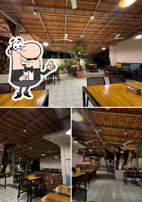 The interior of Adi's Cafe