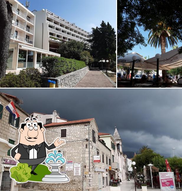 Puoi goderti l'aria fresca dal dehors di Hotel Biokovo