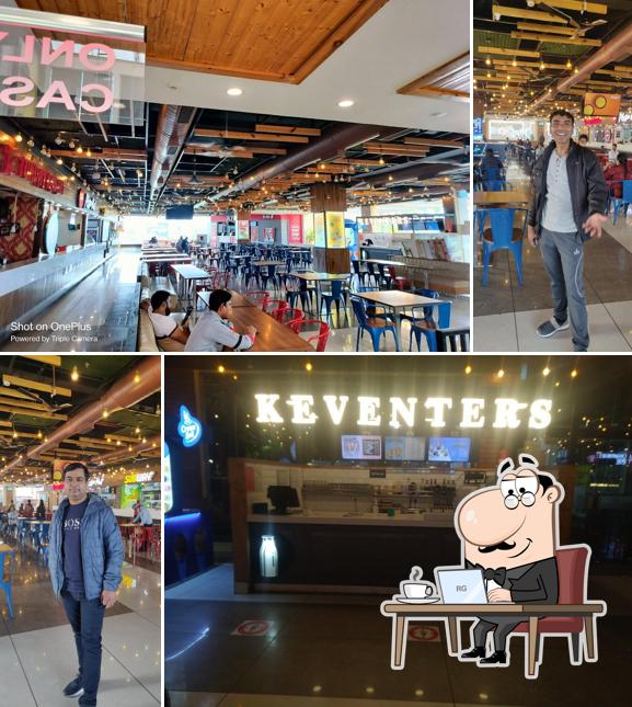 The interior of Keventers