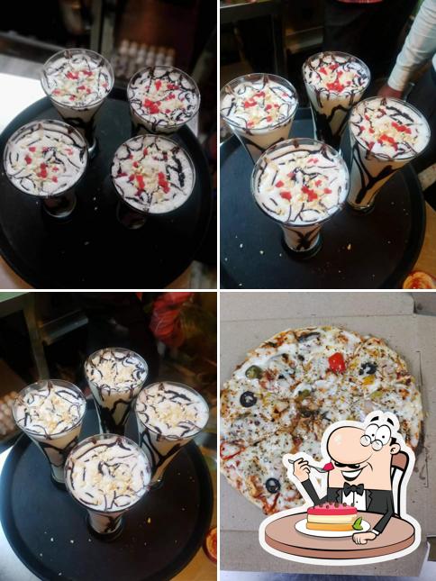 Lazeez Family Restaurant serves a number of desserts