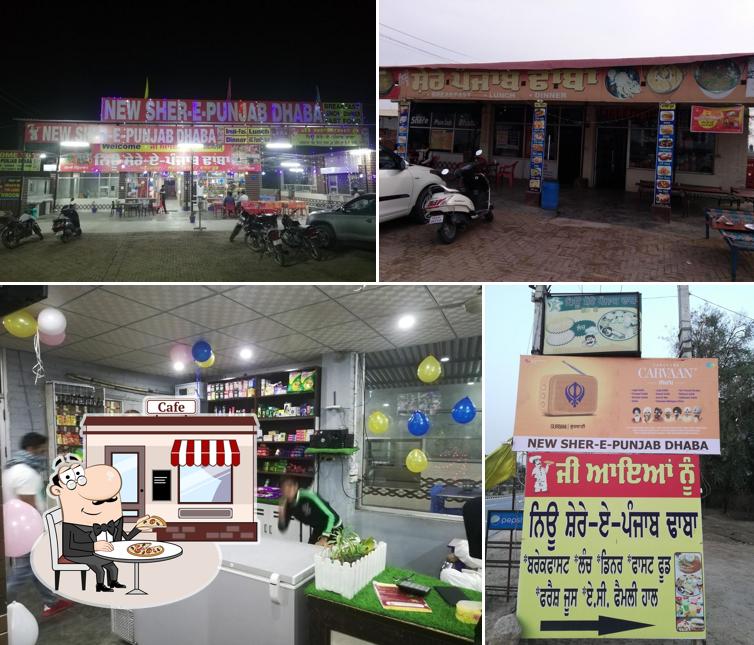The exterior of New Shere Punjab Dhaba