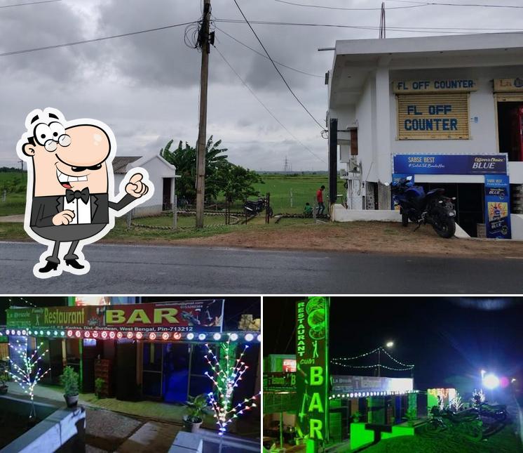 Check out how La Drizzle (A Rustic Bar cum Restaurant) looks outside
