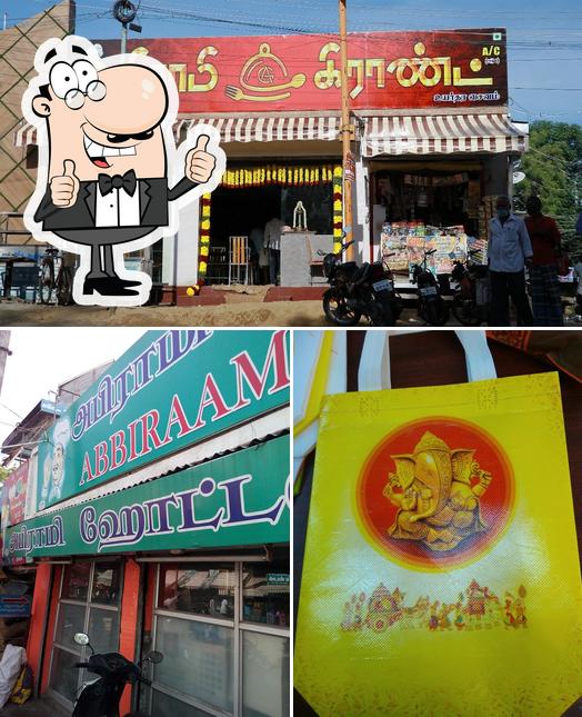 See this picture of Abirami Grand