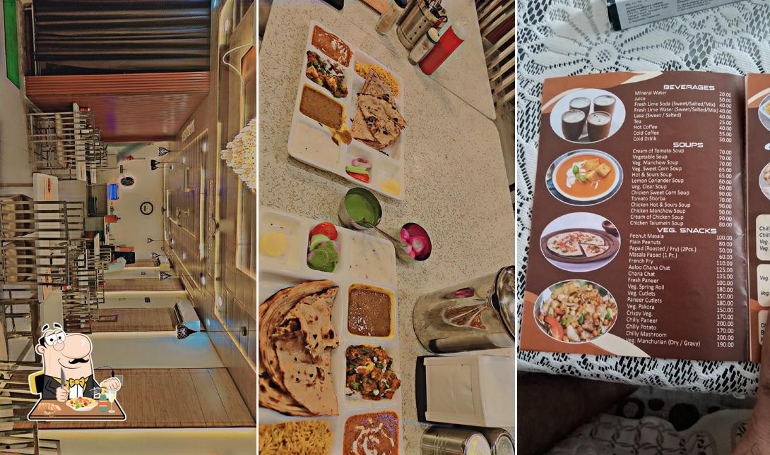 Food at Ashoka's cafe & resturant