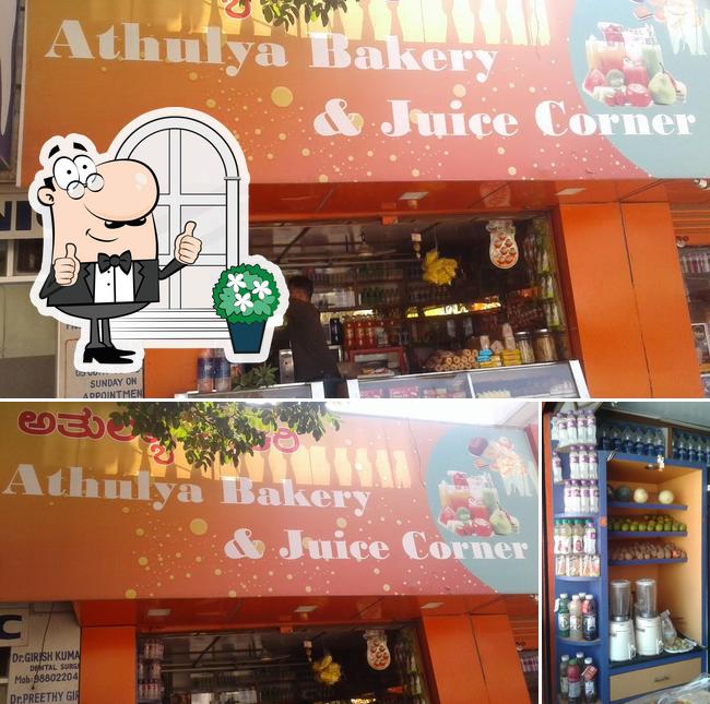 Athulya Bakery & Juice Corner is distinguished by exterior and interior