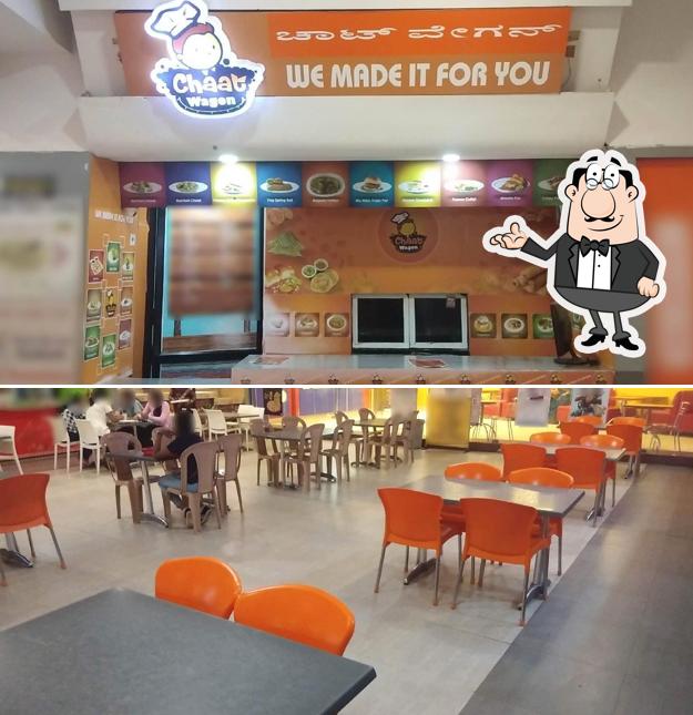 The interior of Chaat Wagon