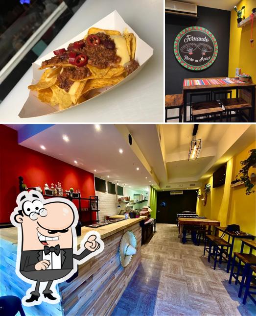 La immagine della interni e cibo di Fernando hecho en Mexico