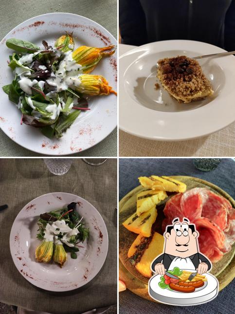 Cibo al Trattoria alla Baracca