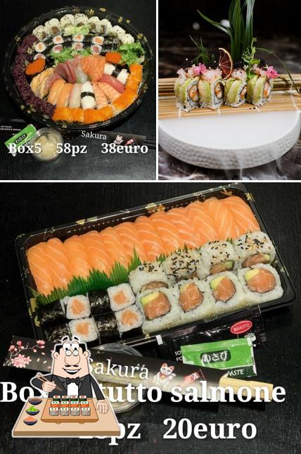 Ordina le varie opzioni di sushi
