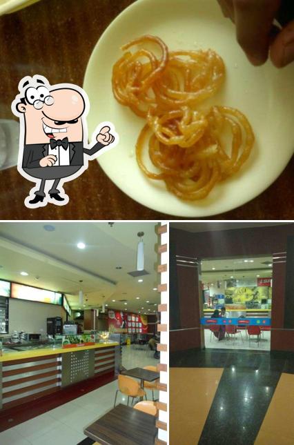 Take a look at the picture displaying interior and food at 7 days