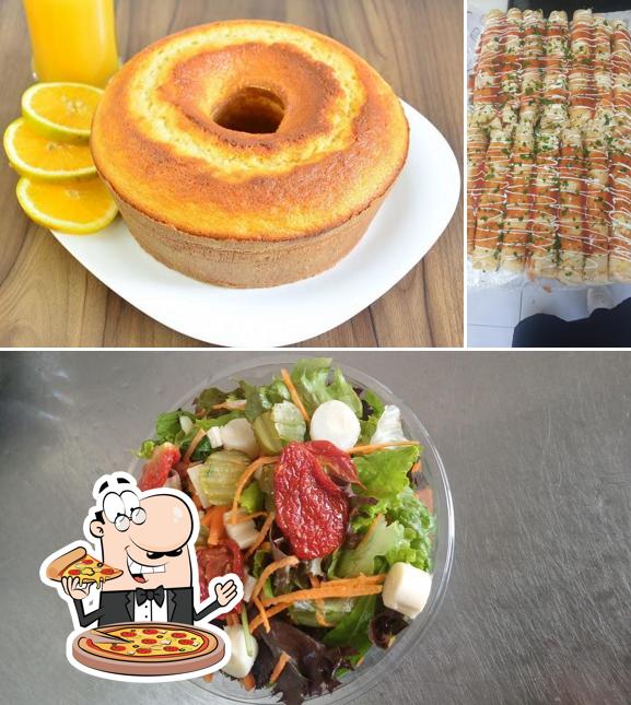 Escolha diferentes tipos de pizza