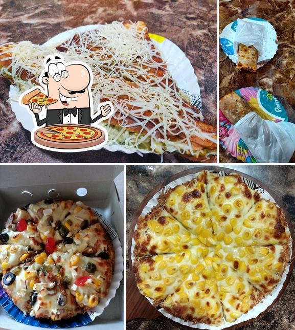 Pick pizza at Galaxy Pizza