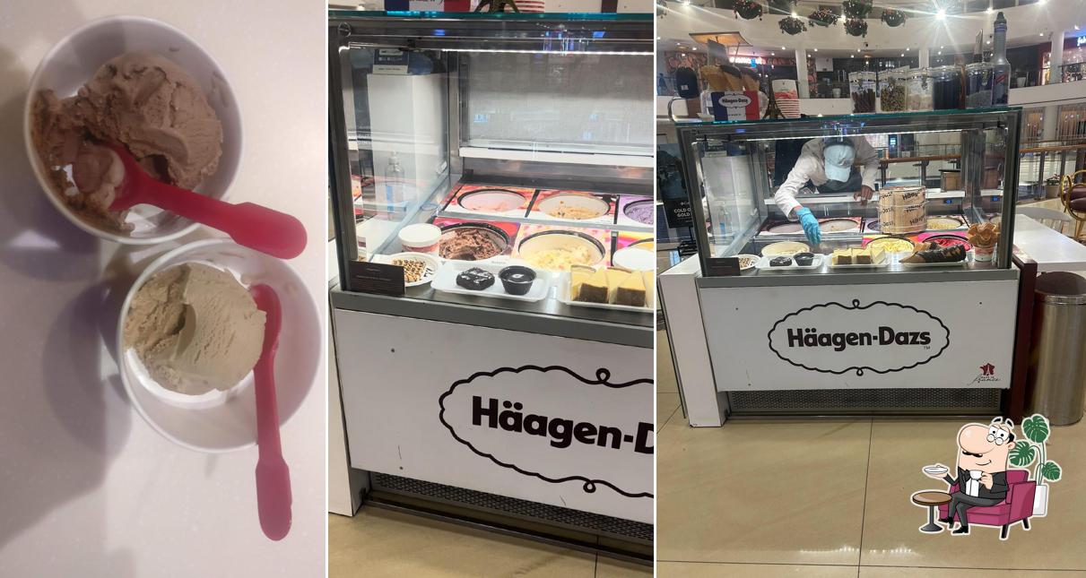 The interior of Häagen-Dazs