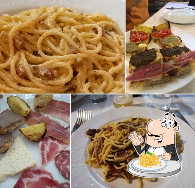 Spaghetti alla carbonara al La Lanterna